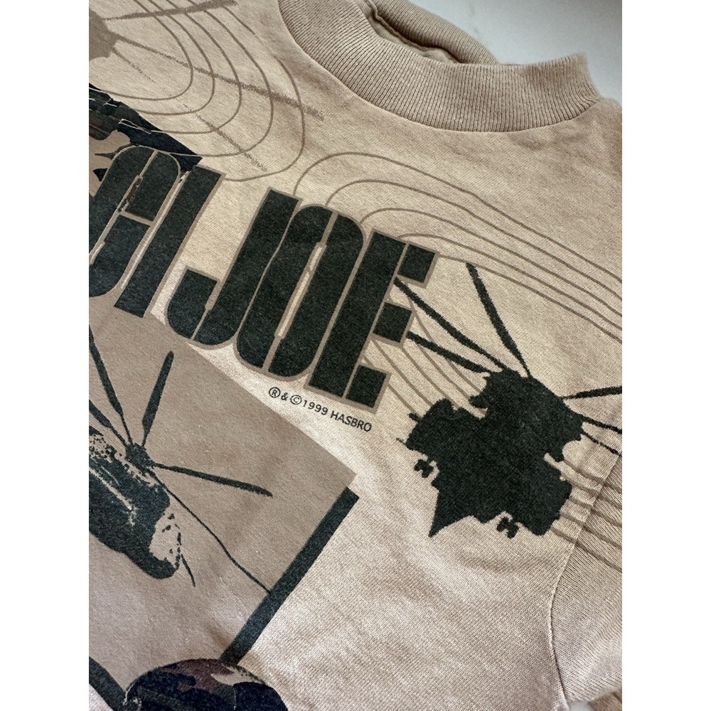 Vintage GI Joe Hasbro 1999 All Over Print Kids T Shirt 6 Small Marine Air Patrol - Picture 5 of 10